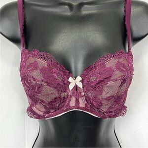 Victorias Secret Lace Body By Victoria Bra Size 34D